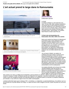 L'art actuel prend le large dans le Kamouraska _ Josianne Desloges _ Expositions-1